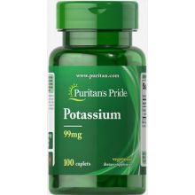 Puritan's Pride Glukonian Potasu 99 mg 100 tabletek
