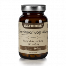 SOLHERBS Saccharomyces Max 120 tabletek