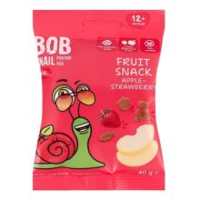 BOB SNAIL Przekąska jabłko truskawka żelki bez dodatku cukrów 40 g