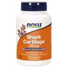 Now Foods Shark Cartilage (Chrząstka rekina) 750 mg 100 kapsułek