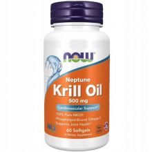 Now Foods Neptune Krill Oil (Olej z kryla) 500 mg 60 kapsułek