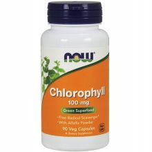 Now Foods Chlorofil 100 mg 90 kapsułek