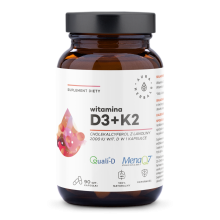 Aura Herbals Witamina D3 2000 IU + K2 90 kapsułek