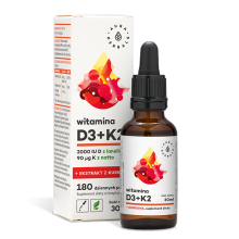 Aura Herbals Witamina D3 2000 IU + K2 + ekstrakt z kurkumy 30 ml