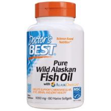 Doctor's Best Pure Wild Alaskan Fish Oil 180 kapsułek