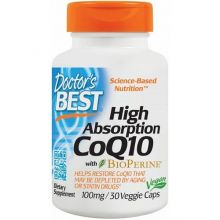 Doctor's Best High Absorption Koenzym Q10 z piperyną 100 mg 30 kapsułek miękkich