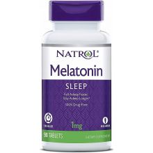 Natrol Melatonina o przedłużonym uwalnianiu 1 mg 90 tabletek