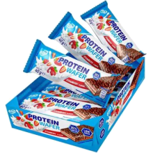 6PAK Proteinowe Wafle 12 x 40g o smaku truskawkowym