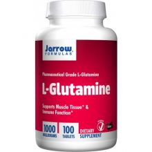 Jarrow Formulas L-Glutamine 1000 mg Glutaminy 100 tabletek