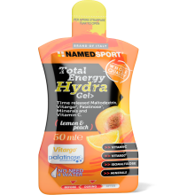 Namedsport Total Energy Hydra Gel Żel węglowodanowy 50 ml o smaku brzoskwini z cytryną