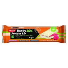 Namedsport Rocky 36 % Protein Bar Baton wysokobiałkowy o smaku sernika malinowego 50 g