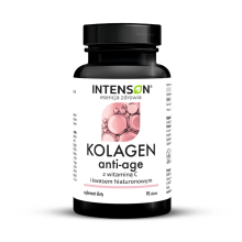 Intenson Anti-Age Kolagen + Kwas Hialuronowy + Witamina C 90 tabletek