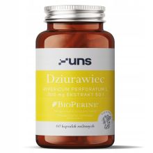 UNS Dziurawiec + Bioperine 60 vege kapsułek