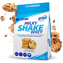 6PAK Milky Shake Whey 700g białko WPC o smaku ciasteczkowym