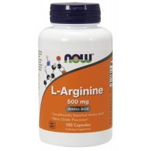 Now Foods L-Arginine 500 mg 100 kapsułek