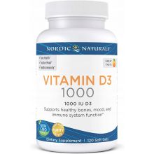 Nordic Naturals Vitamin D3 1000 IU 120 kapsułek miękkich