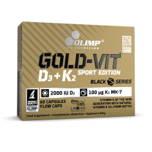 Olimp Gold Omega 3 D3 + K2 Sport Edition 60 kapsułek