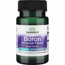 Swanson Boron z Albion Boroganic Glycine 6mg 60 kapsułek