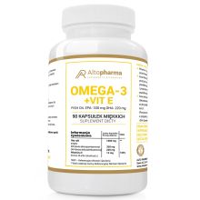 Altopharma Omega 3 EPA 330 mg DHA 220 mg + Witamina E 90 kapsułek miękkich