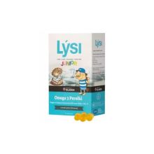 Lysi Junior Omega 3 Perełki 60 kapsułek o smaku gumy balonowej