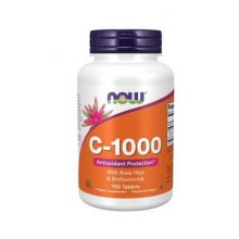 Now Foods witamina C-1000 z bioflawonoidami i dziką różą 100 tabletek