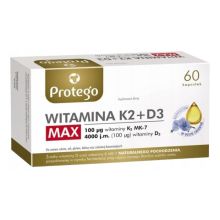 Protego Witamina K2 + D3 Max 60 kapsułek