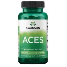 Swanson ACES Witaminy A C E i Selen 60 kapsułek żelowych