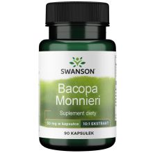 Swanson Bacopa Monnieri 10:1 extract 90 kapsułek