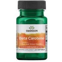 Swanson Beta Carotene 10000 IU 250 kapsułek żelowych