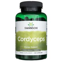 Swanson Cordyceps 600 mg 120 kapsułek