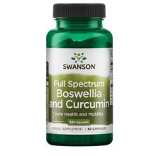 Swanson Full Spectrum Boswellia + Curcumin 60 kapsułek