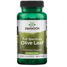 Swanson Full Spectrum Olive Leaf 400 mg 60 kapsułek
