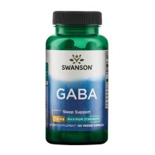 Swanson GABA Forte 750 mg 60 kapsułek