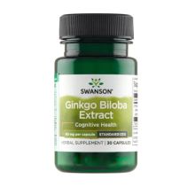 Swanson Ginkgo Biloba ekstrakt 60 mg 30 kapsułek