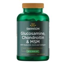 Swanson Flucosamine Chondroitin MSM Hyaluronic Acid Collagen 90 kapsułek