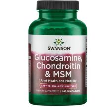 Swanson Glucosamine Chondroitin MSM 360 mini-tabletek