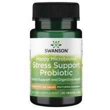 Swanson Happy Microbiome Stress Support Probiotic 60 vege kapsułek