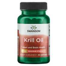 Swanson Krill Oil maksymalna moc 1000 mg 30 kapsułek żelowych