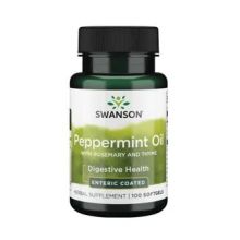 Swanson Peppermint Oil Combination 100 kapsułek żelowych
