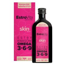 EstroVita Skin Omega 3-6-9 dla kobiet 250 ml o smaku kwiatu wiśni