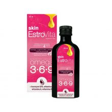 EstroVita Skin Omega 3-6-9 dla kobiet 150 ml o smaku kwiatu wiśni