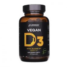 Grinday Vegan D3 wegańska witamina D3 2000 IU 60 kapsułek