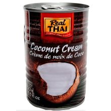 Real Thai Kokosowy krem ekstrakt 95% tłuszcz 21% puszka 400 ml