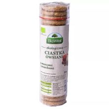 EKOWITAL Ciastka owsiane z owocami i orzechami BIO 250 g