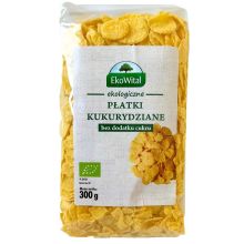 EKOWITAL Płatki kukurydziane bez dodatku cukru BIO 300 g