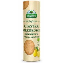 EKOWITAL Ciastka orkiszowe pełnoziarniste z cytryną i imbirem BIO 250 g