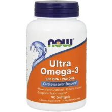 Now Foods Ultra Omega-3 500 EPA 250 DHA 90 kapsułek żelowych