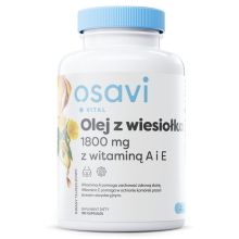 Osavi Olej z Wiesiołka z Witaminą A i E 1800 mg 180 kapsułek żelowych