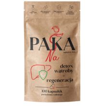 Paka Natury Na detox wątroby + regeneracja 100 kapsułek