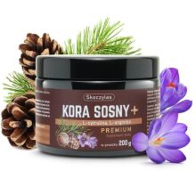 Skoczylas KORA SOSNY PREMIUM L-cytrulina L-arginina szafran proszek 200 g